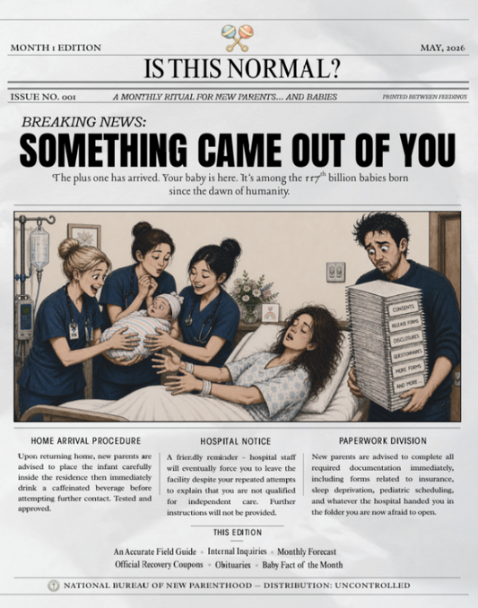 Issue No. 001 - Month One: Something Came Out of You