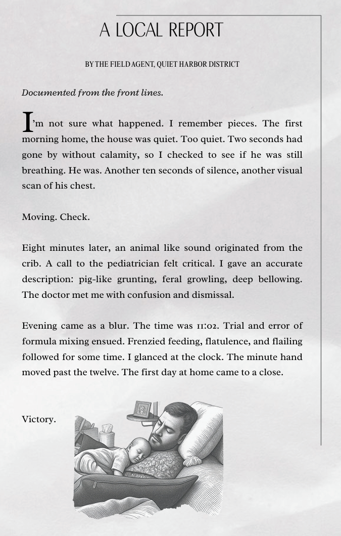 A cropped section from the inside pages.